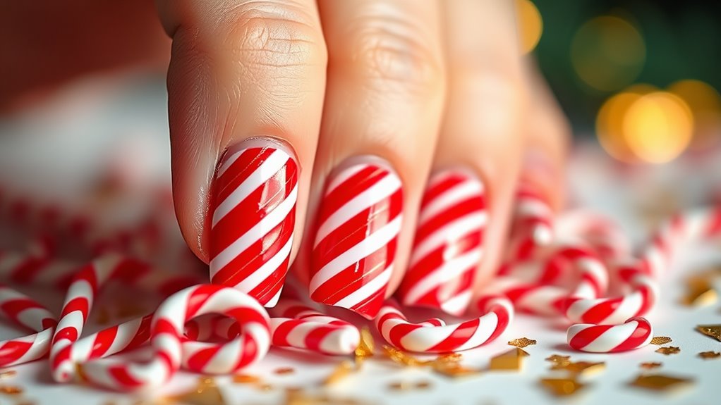 candy cane striped treats