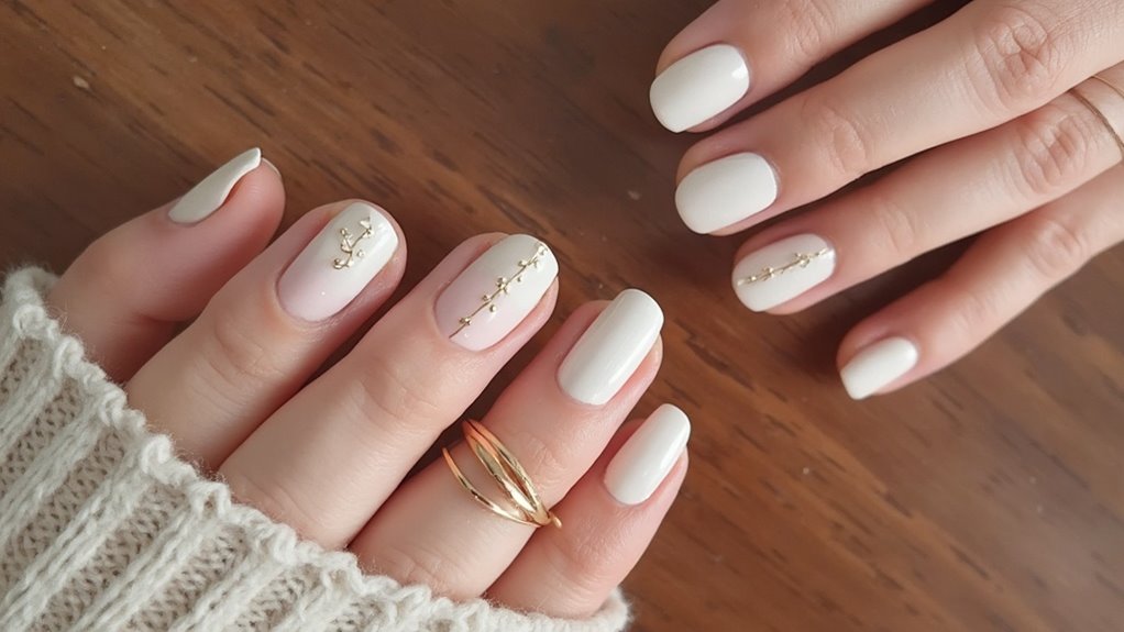 simple festive nail designs