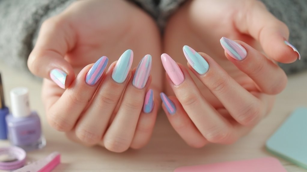 simple nail art design