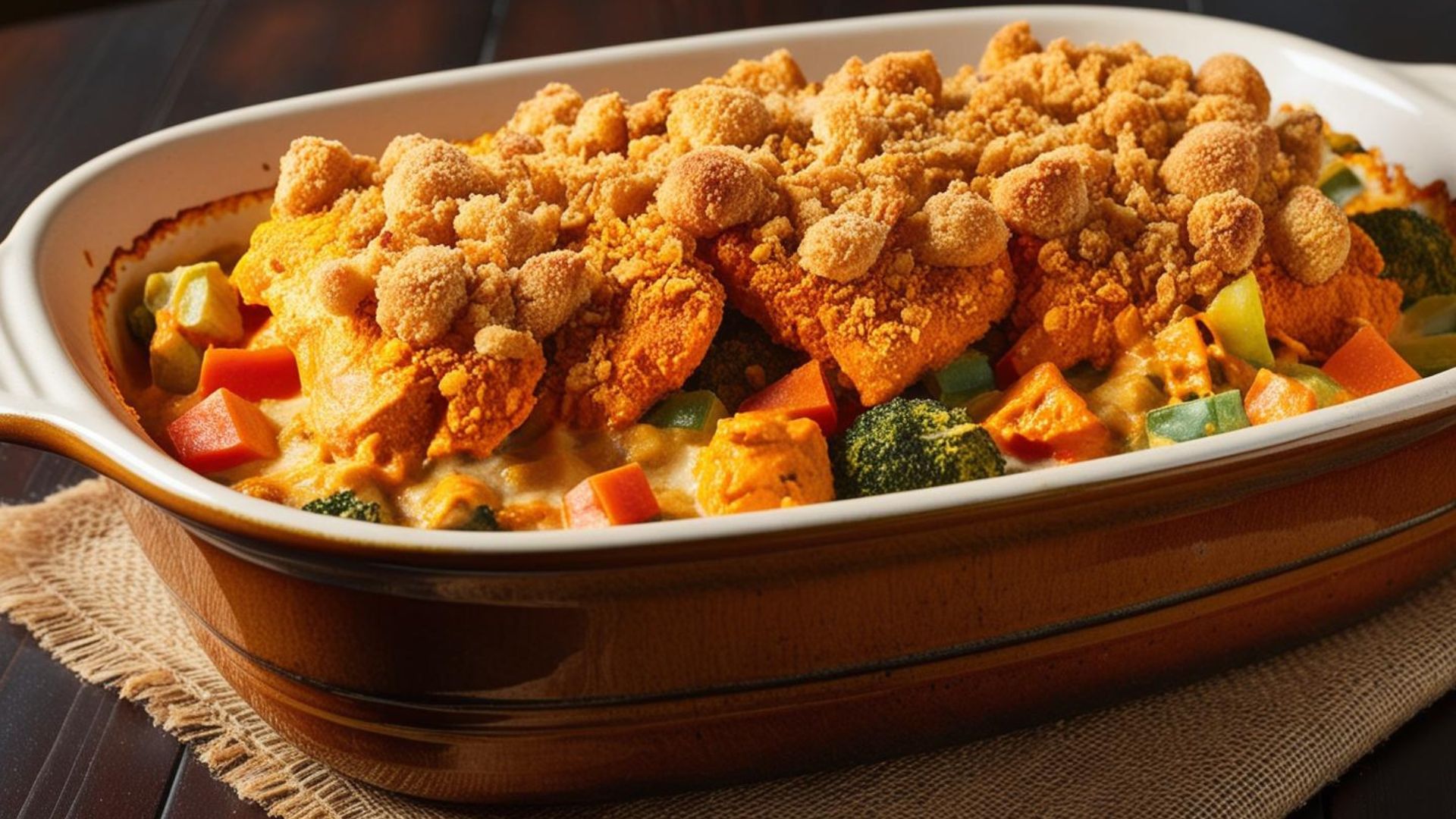 Vegetarian Buffalo Chicken Casserole Recipe